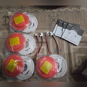 Kidde Hardwired Interconnected Smoke Detector with Photoelectric Sensor (4-Pack)